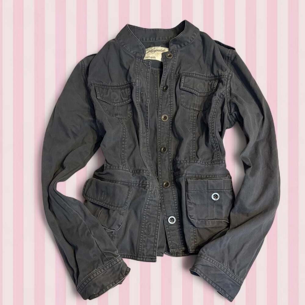 Aeropostale Vintage Utility Cargo Jacket